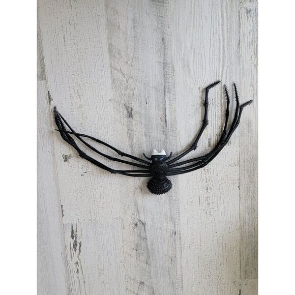 Paper magic group black rubber tarantula Halloween prop decor spider - Picture 1 of 6
